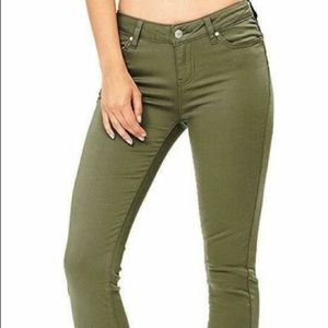 Olive Green Skinny Jeans